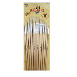 Nicol Assorted Art Brushs 12 pack