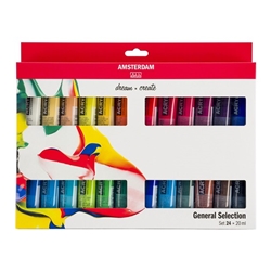 Amsterdam Acrylics General Selection Set | 24 × 20 ml