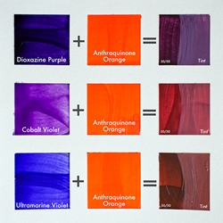 Nuances of the Enkaustikos Paint Line- Purple Comparison