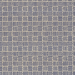 Carta Varese Florentine Paper- Blue Lines and Zig Zags in Squares 19x27 Inch Sheet