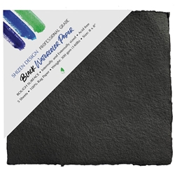 Shizen Design Watercolor Paper Packs- Square Sheets Black