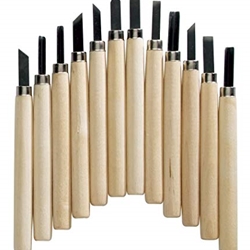 Heritage Arts, Carving Tools, Forged Steel Gouges, for Basic or Detailed Carving