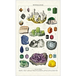 Cavallini Tea Towel- Mineralogie