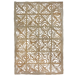 Amate Bark Paper from Mexico- Flowers Bayo 15.5x23 Inch Sheet