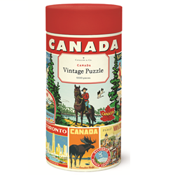 Cavallini Puzzles - Canada 1,000 Piece Puzzle