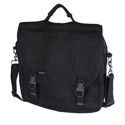Hemp Courier Bag (Black)