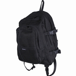 Hemp Deluxe Trekker Backpack- Black