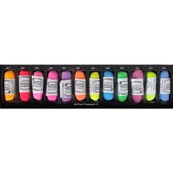 Diane Townsend Handmade Soft Pastel Sets - Fluorescent Colors Set of 12 Pastels