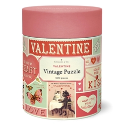 Cavallini Valentine 500 Piece Puzzle