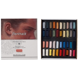 Sennelier Extra Soft Pastel 40 Half Piece Portrait Set