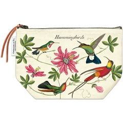 Cavallini Vintage Pouch- Hummingbirds