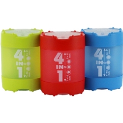 KUM 4-in-1 Pencil Sharpener - Assorted Colors