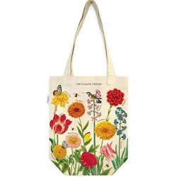 Cavallini Tote Bag- Flower Garden