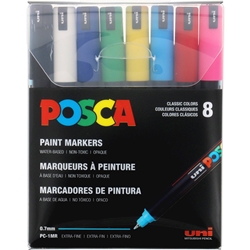 uni POSCA Paint Marker PC-1M Extra Fine Tapered Bullet Tip - Aqua