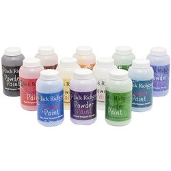 Jack Richeson Tempera Powder Paint - Set of 12 Colors