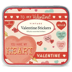 Cavallini Stickers- Vintage Valentine