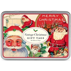 Cavallini Vintage Christmas Gift Tags- Christmas Assortment