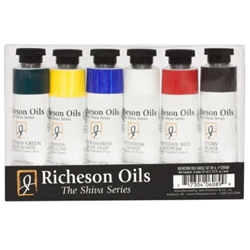 Jack Richeson Oils - Basic Set of 6 x 1.25 fl oz