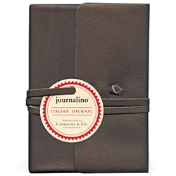 Journalino- Charcoal Leather