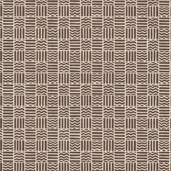 Carta Varese Florentine Paper- Brown Lines and Zig Zags in Squares 19x27 Inch Sheet