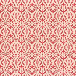 Carta Varese Florentine Paper- Scrolling Filagree in Red 19x27 Inch Sheet