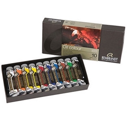 Rembrandt Oil Color Set - 10 x 15ml tubes