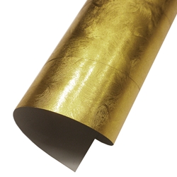 Japanese Metallic "Hosho," Brushed Gold 21x31" Sheet