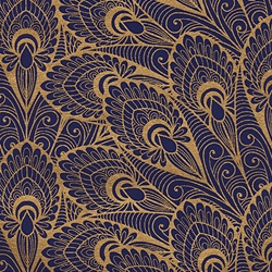 "NEW!" Gatsby- Royal Blue and Gold 22x30" Sheet