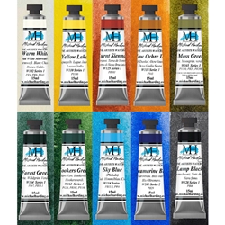 Michael Harding Traditional English Landscape Watercolor Set - 10 x 15ml