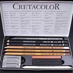 Cretacolor ARTINO GRAPHITE Artists Pencil Drawing Set.10 Piece Pencils 40021 