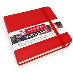Talens Art Creation Sketch Books - Red, 4.72"X4.72"