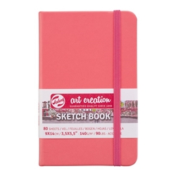 Talens Art Creation Sketch Books - Coral Red, 3.54"x5.51"