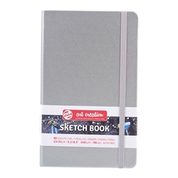 Talens Art Creation Sketch Books - Shiny Silver, 5.11"X8.27"