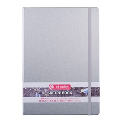 Talens Art Creation Sketch Books - Shiny Silver, 8.27"X11.69"