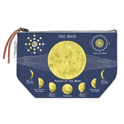 Cavallini Vintage Pouch- Moon Chart