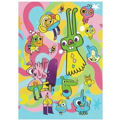Fineartstore.com - Jon Burgerman Blank Greeting Cards