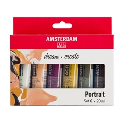 Amsterdam Acrylics Portrait Set | 6 x 20 ml