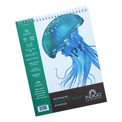 Indigo Art Papers Watercolor Wiropads (Soft Cover)