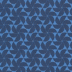 **NEW!** Art Deco Pinwheels in Blue 22x30" Sheet