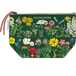 Cavallini Vintage Pouch- Wildflowers 2