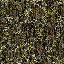 Chiyogami- Golden Bamboo Forest in the Rain 18x24" Sheet