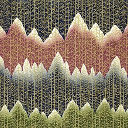 Chiyogami- Forest in Late Summer 18x24" Sheet