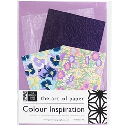 "Japanese Paper Color Inspirations- Purple"