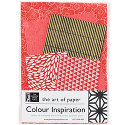"Japanese Paper Color Inspirations- Red"