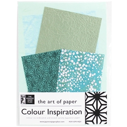 "Japanese Paper Color Inspirations- Aqua"