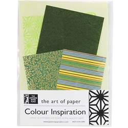 "Japanese Paper Color Inspirations- Green"