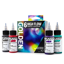 Golden High Flow Acrylic Airbrush Set