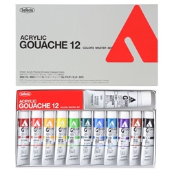 Holbein Acryla Gouache 12-Color 20ml Master Set