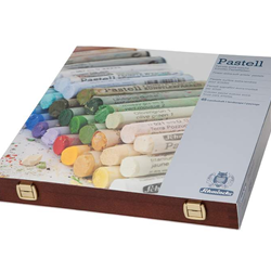 Schmincke Landscape Wooden Box Pastel Set 45