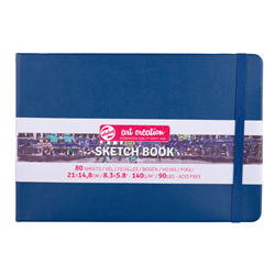 Talens Art Creation Sketch Books - Navy Blue, 5.88"X8.25"